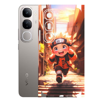 VIVO Z/V/X/T/U/S Series Phone Skins (All Models) - Naruto Cute Toon Running - Matte Finish (M-04) Vivo V40 Lite