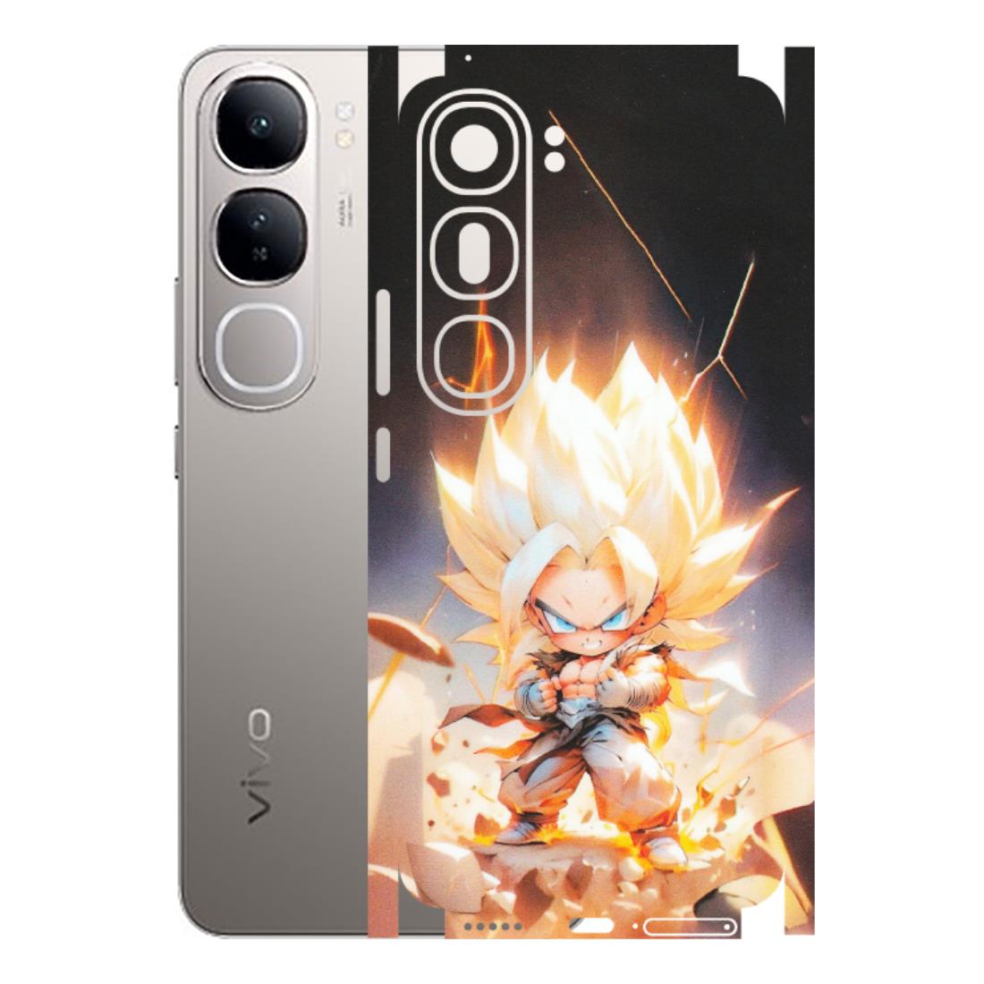 VIVO Z/V/X/T/U/S Series Phone Skins (All Models) - Goku Dragon Cute Anime - Matte Finish (M-131) Vivo V40 Lite