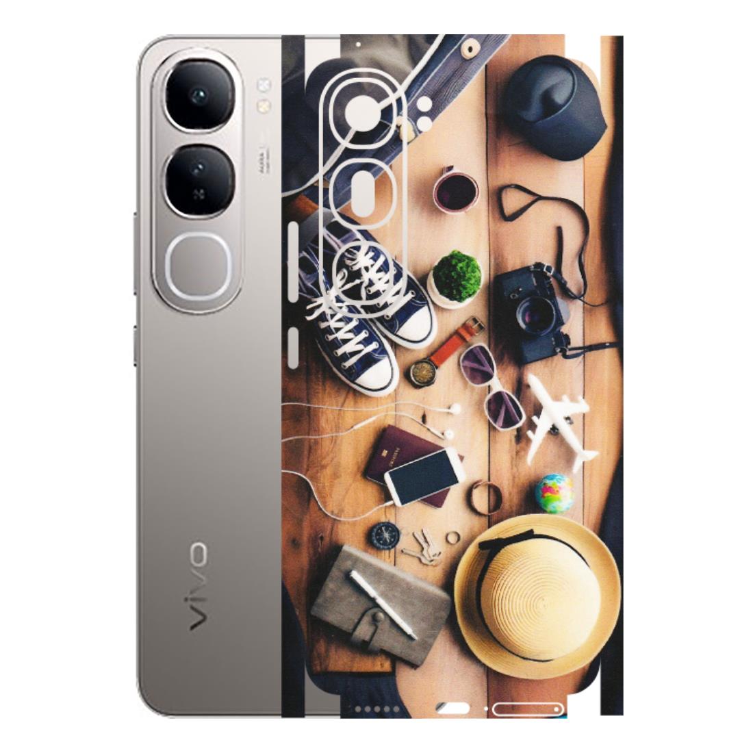 VIVO Z/V/X/T/U/S Series Phone Skins (All Models) - Travel Wanderlust - Matte Finish (M-133) Vivo V40 Lite