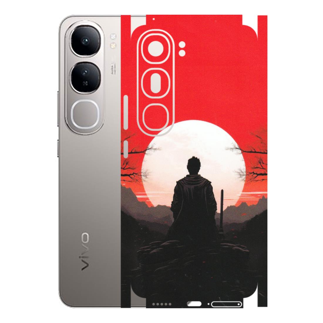 VIVO Z/V/X/T/U/S Series Phone Skins (All Models) - Samurai Anime - Matte Finish (M-141) Vivo V40 Lite