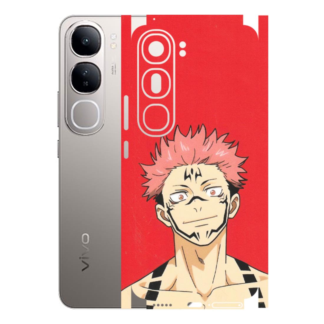 VIVO Z/V/X/T/U/S Series Phone Skins (All Models) - Ryomen Sukuna Fun Anime - Matte Finish (M-153) Vivo V40 Lite