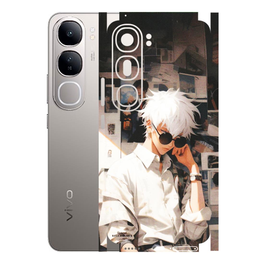 VIVO Z/V/X/T/U/S Series Phone Skins (All Models) - Gojo Satoru Jujustu Kaisen Anime - Matte Finish (M-156) Vivo V40 Lite