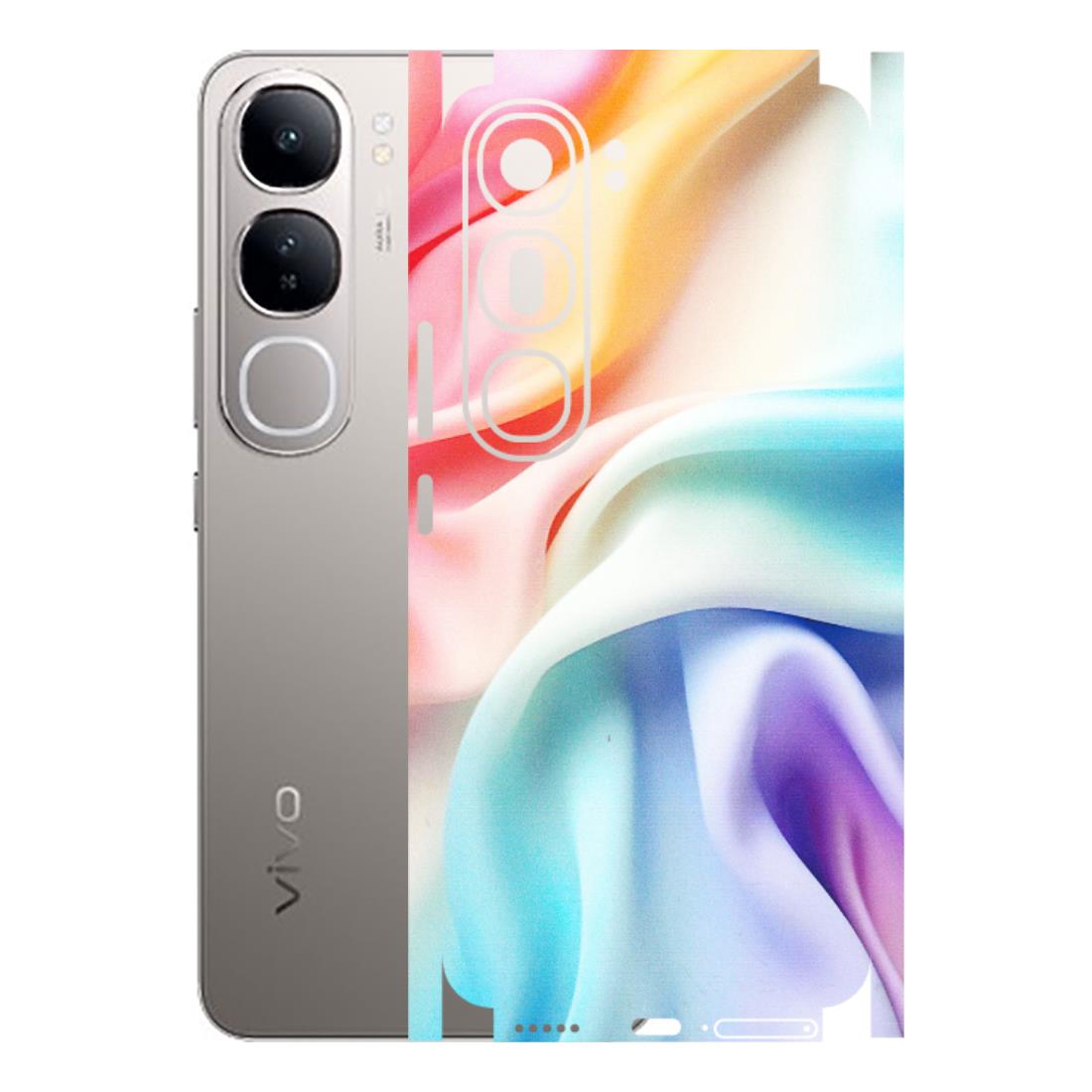 VIVO Z/V/X/T/U/S Series Phone Skins (All Models) - Colourful Silk Cloth - Matte Finish (M-165) Vivo V40 Lite