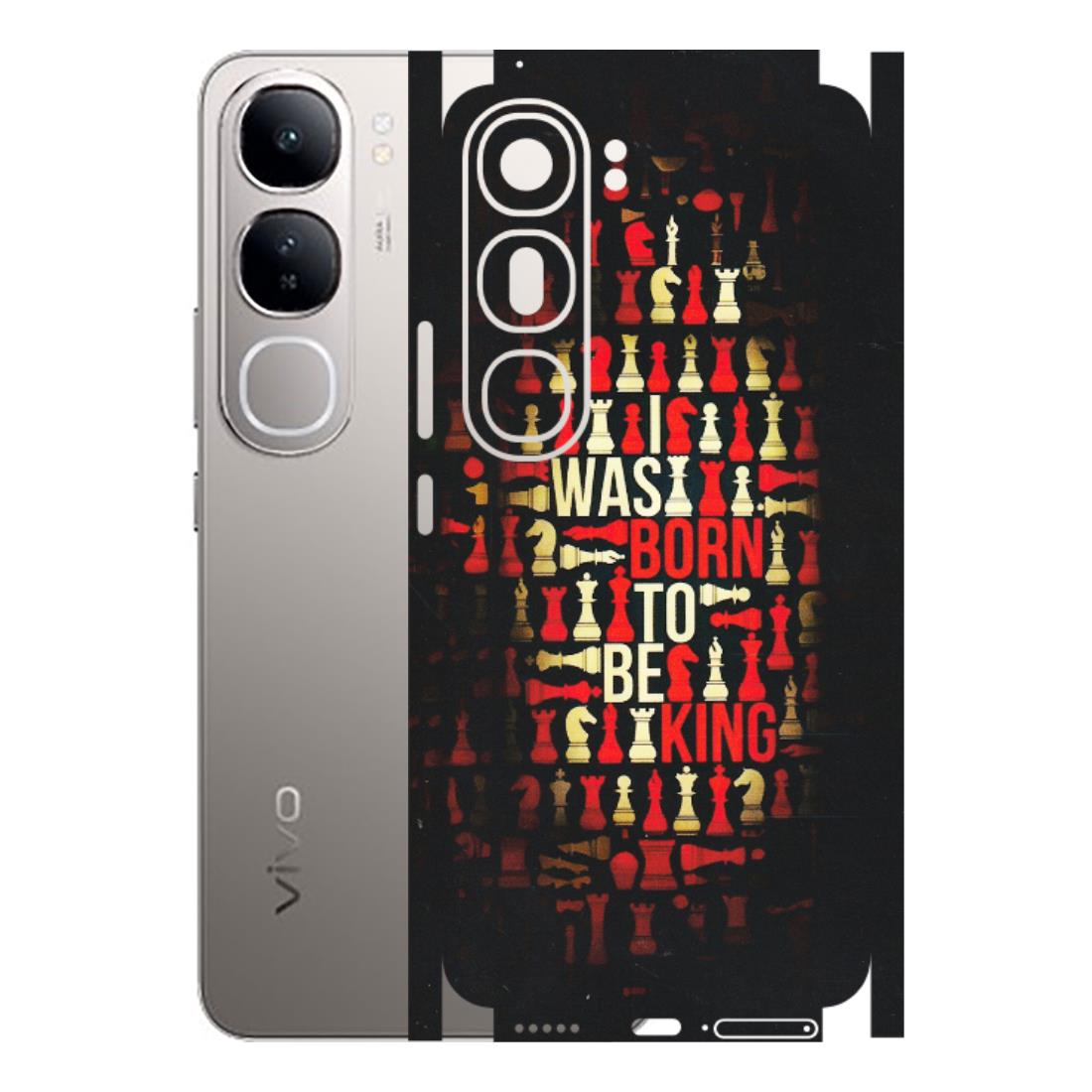 VIVO Z/V/X/T/U/S Series Phone Skins (All Models) - Born To Be King - Matte Finish (M-73) Vivo V40 Lite