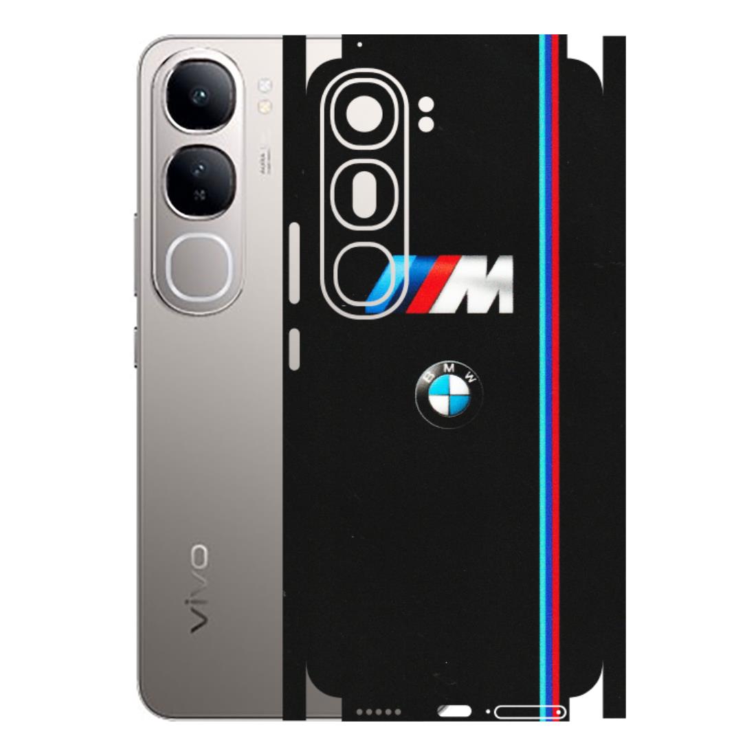 VIVO Z/V/X/T/U/S Series Phone Skins (All Models) - Styling With Black BMW - Matte Finish (M-74) Vivo V40 Lite