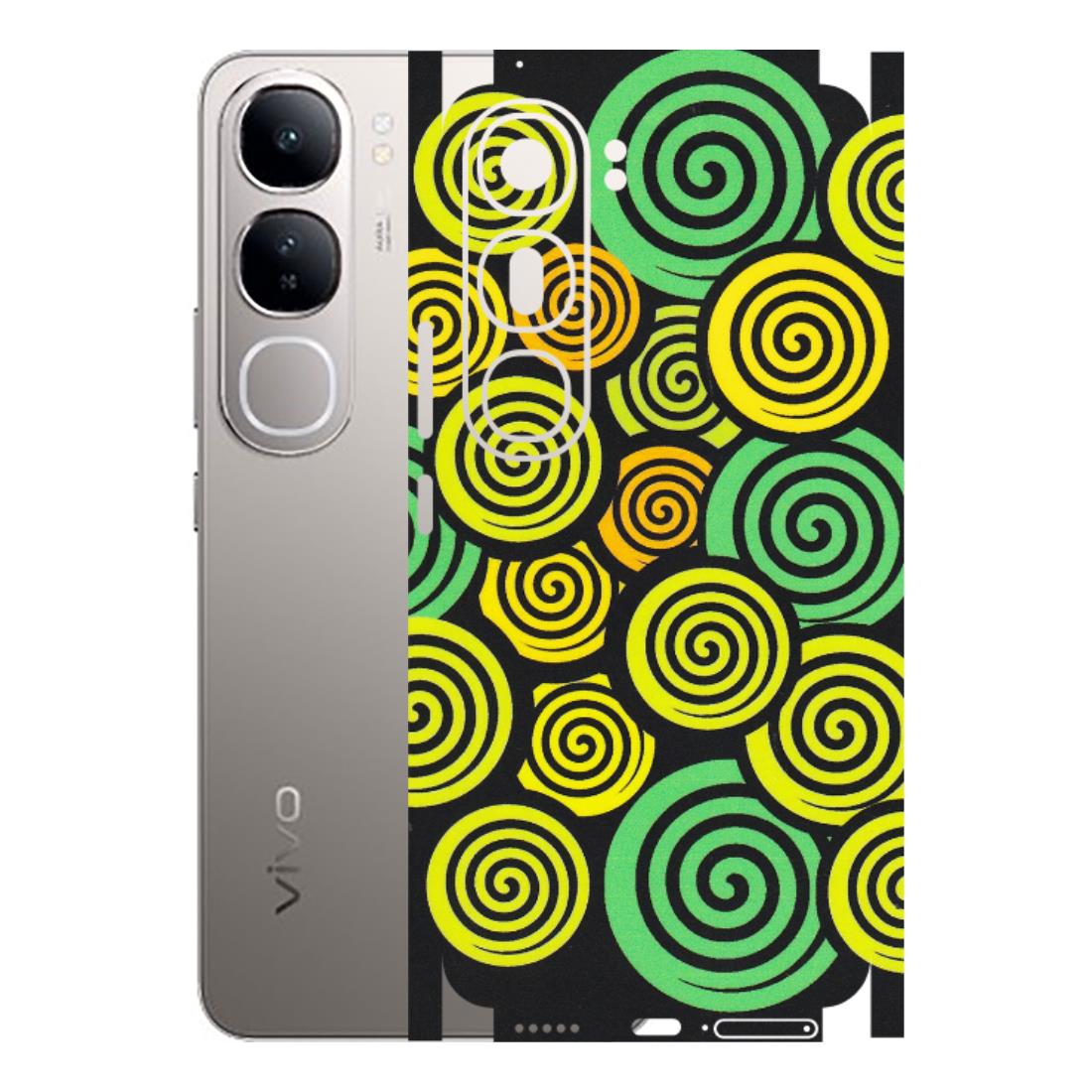 VIVO Z/V/X/T/U/S Series Phone Skins (All Models) - Crazy Spiral - Matte Finish (M-91) Vivo V40 Lite