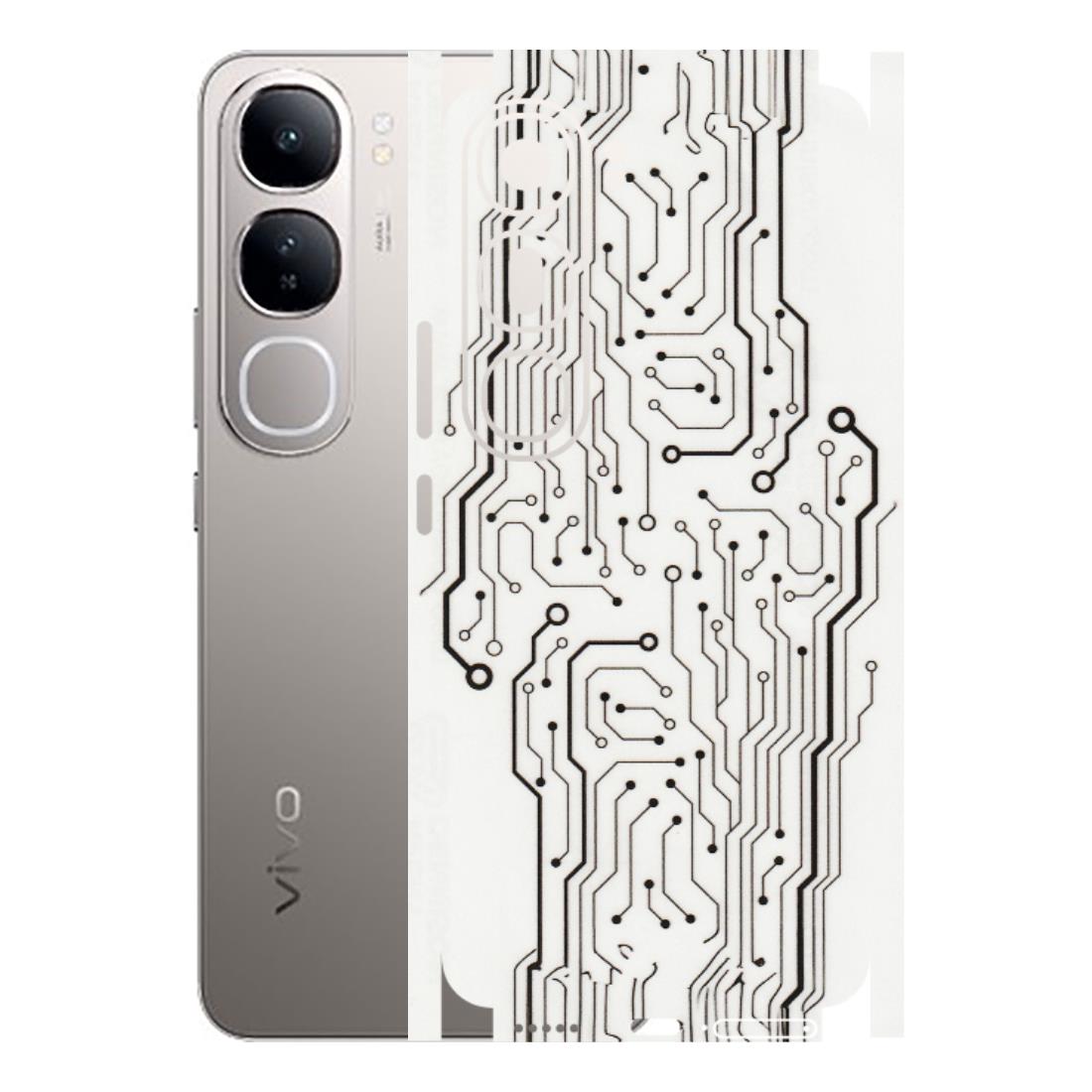 VIVO Z/V/X/T/U/S Series Phone Skins (All Models) - Tech Circuits - Transparent Finish (T-03) Vivo V40 Lite