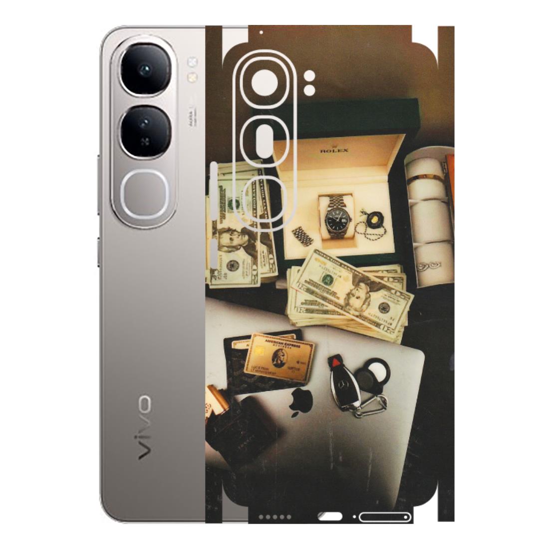 VIVO Z/V/X/T/U/S Series Phone Skins (All Models) - Luxury Lifestyle - Transparent Finish (T-11) Vivo V40 Lite