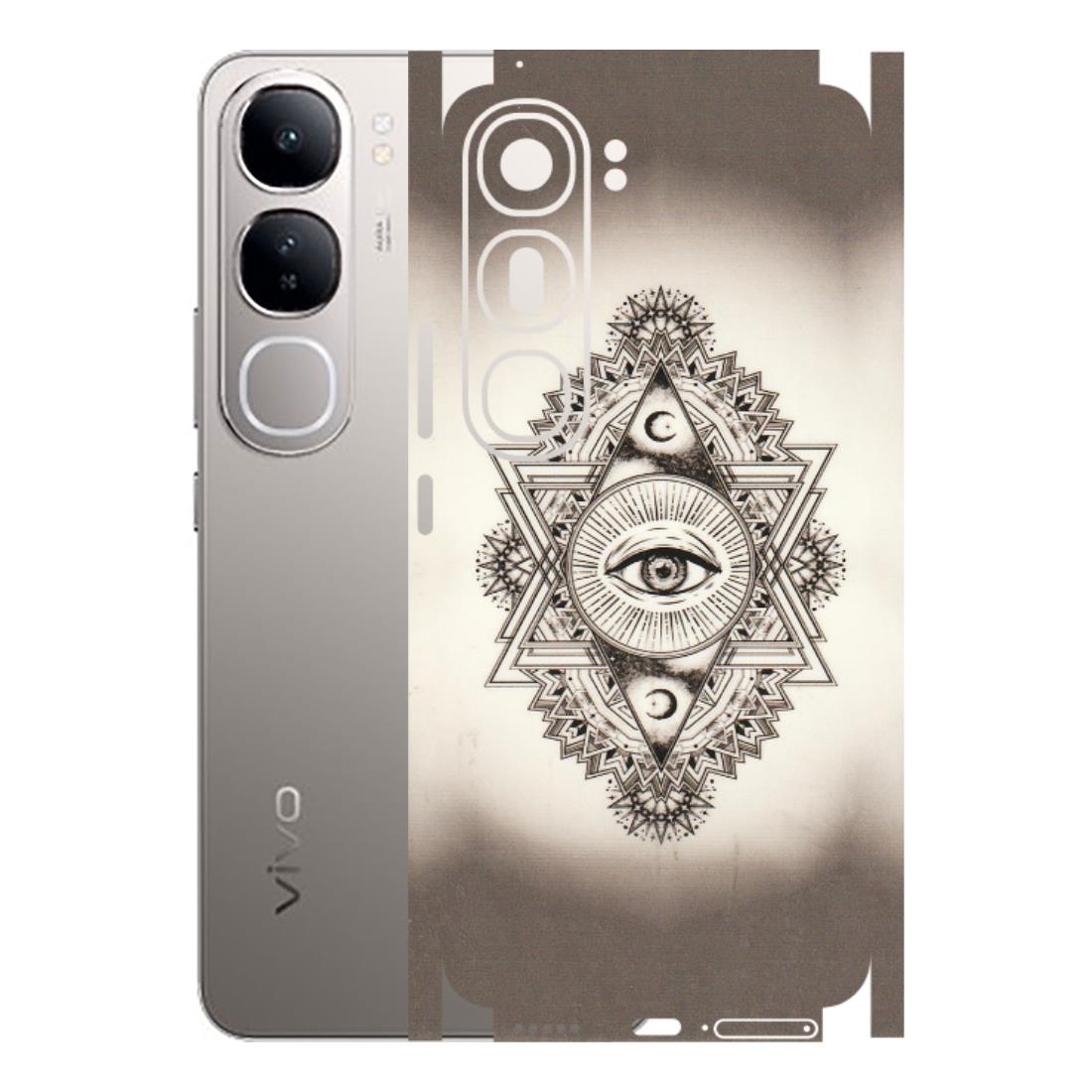 VIVO Z/V/X/T/U/S Series Phone Skins (All Models) - Illuminati Great Eye - Transparent Finish (T-14) Vivo V40 Lite