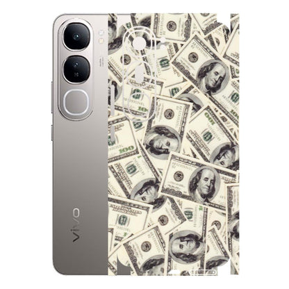 VIVO Z/V/X/T/U/S Series Phone Skins (All Models) - Dollar Lover - Transparent Finish (T-17) Vivo V40 Lite