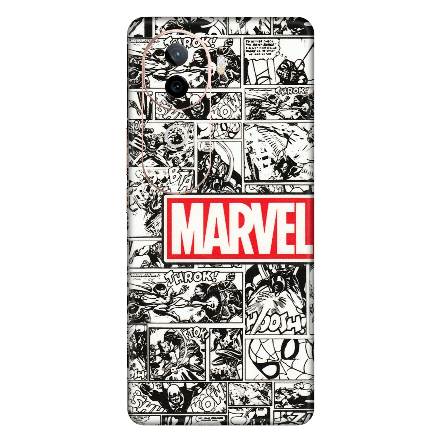 VIVO Z/V/X/T/U/S Series Phone Skins (All Models) - Marvel Comic - 3D Embossed Finish (L-171) Vivo V40E (5G)