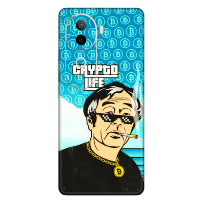 VIVO Z/V/X/T/U/S Series Phone Skins (All Models) - Crypto Thug Life - 3D Embossed Finish (L-179) Vivo V40E (5G)