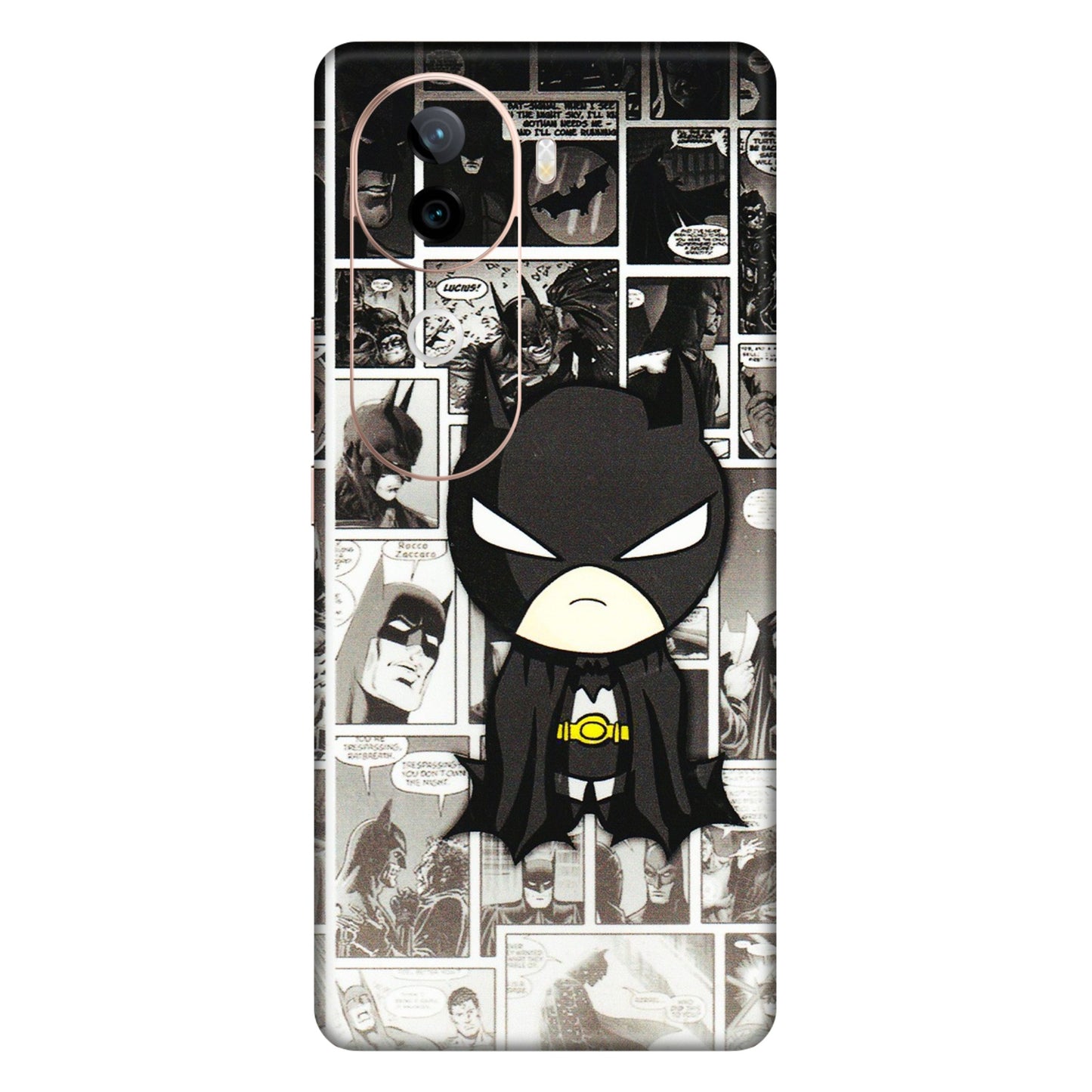 VIVO Z/V/X/T/U/S Series Phone Skins (All Models) - Toon Batman - 3D Embossed Finish (L-182) Vivo V40E (5G)