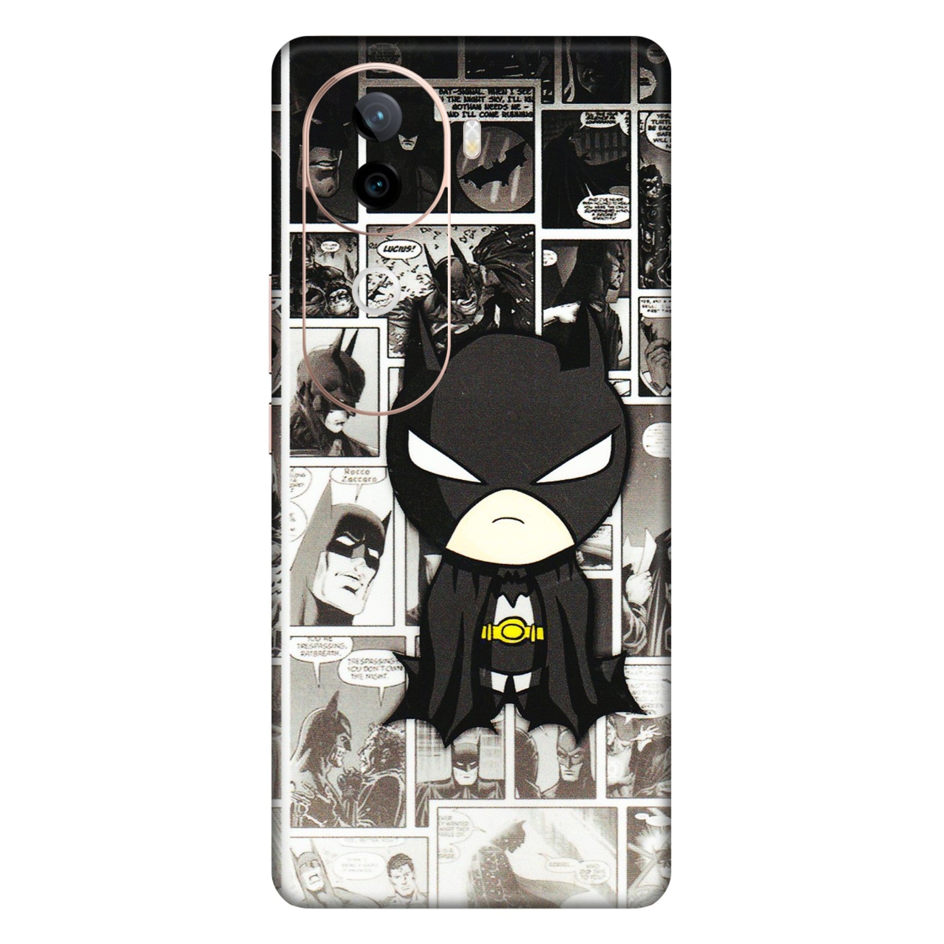 VIVO Z/V/X/T/U/S Series Phone Skins (All Models) - Toon Batman - 3D Embossed Finish (L-182) Vivo V40E (5G)