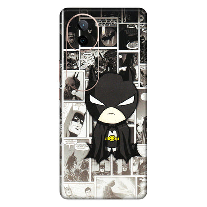 VIVO Z/V/X/T/U/S Series Phone Skins (All Models) - Toon Batman - 3D Embossed Finish (L-182) Vivo V40E (5G)