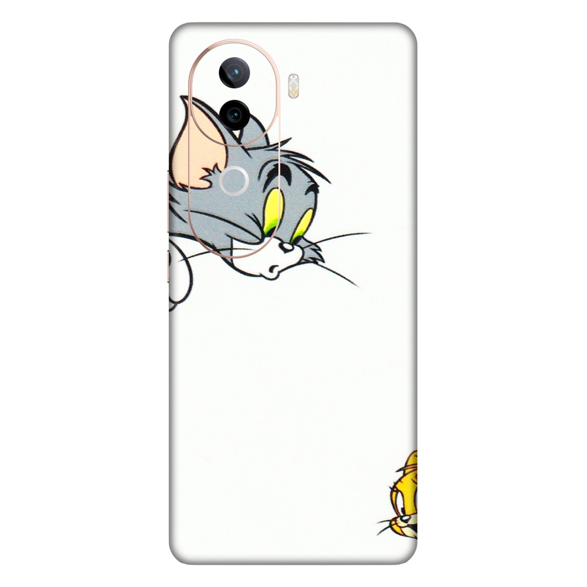 VIVO Z/V/X/T/U/S Series Phone Skins (All Models) - Cute Tom And Jerry - 3D Embossed Finish (L-220) Vivo V40E (5G)