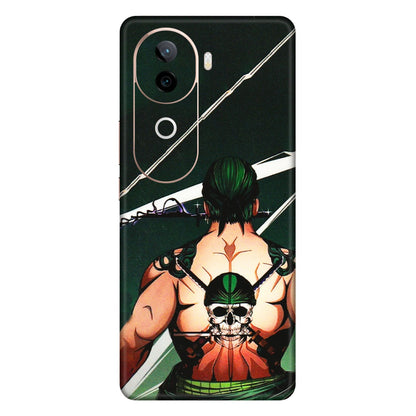 VIVO Z/V/X/T/U/S Series Phone Skins (All Models) - Zoro Anime - 3D Embossed Finish (L-23) Vivo V40E (5G)