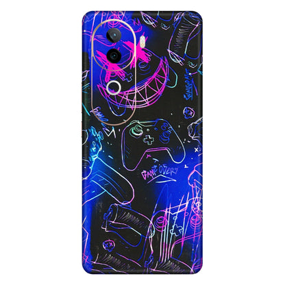 VIVO Z/V/X/T/U/S Series Phone Skins (All Models) - Gamers Paradise - 3D Embossed Finish (L-258) Vivo V40E (5G)