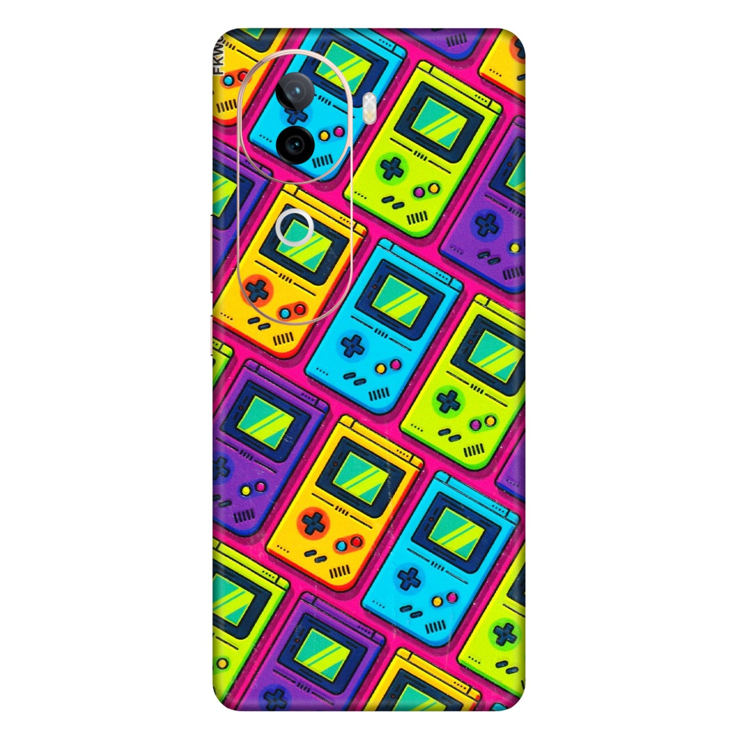 VIVO Z/V/X/T/U/S Series Phone Skins (All Models) - Gameboy Colourful - 3D Embossed Finish (L-266) Vivo V40E (5G)