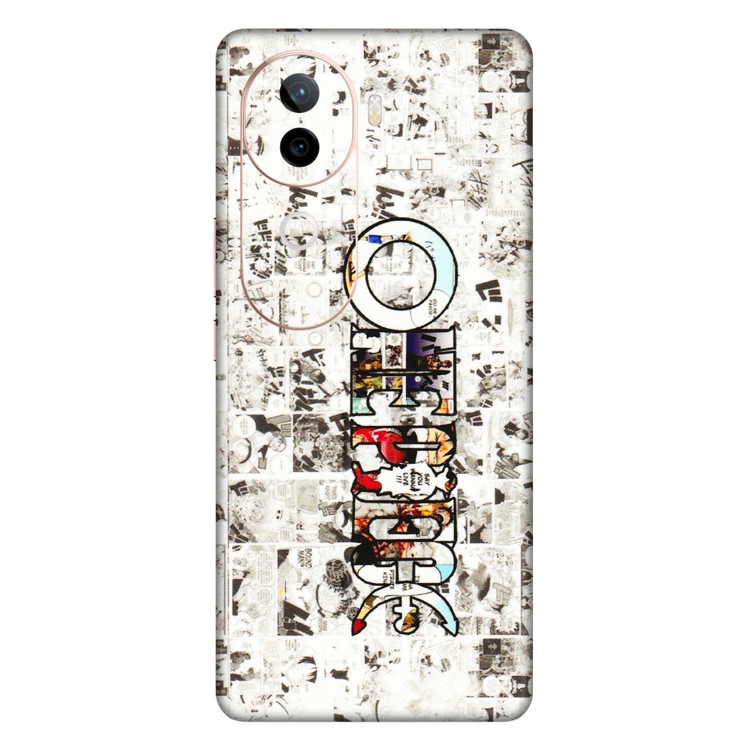 VIVO Z/V/X/T/U/S Series Phone Skins (All Models) - One Piece Manga - 3D Embossed Finish (L-26) Vivo V40E (5G)