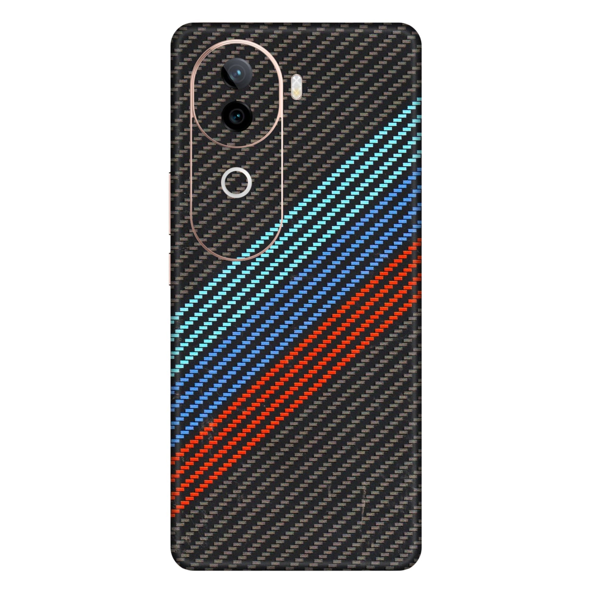 VIVO Z/V/X/T/U/S Series Phone Skins (All Models) - Carbon BM - 3D Embossed Finish (L-302) Vivo V40E (5G)