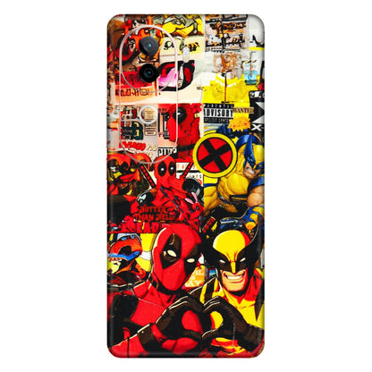 VIVO Z/V/X/T/U/S Series Phone Skins (All Models) - Spidy Wolverine - 3D Embossed Finish (L-310) Vivo V40E (5G)