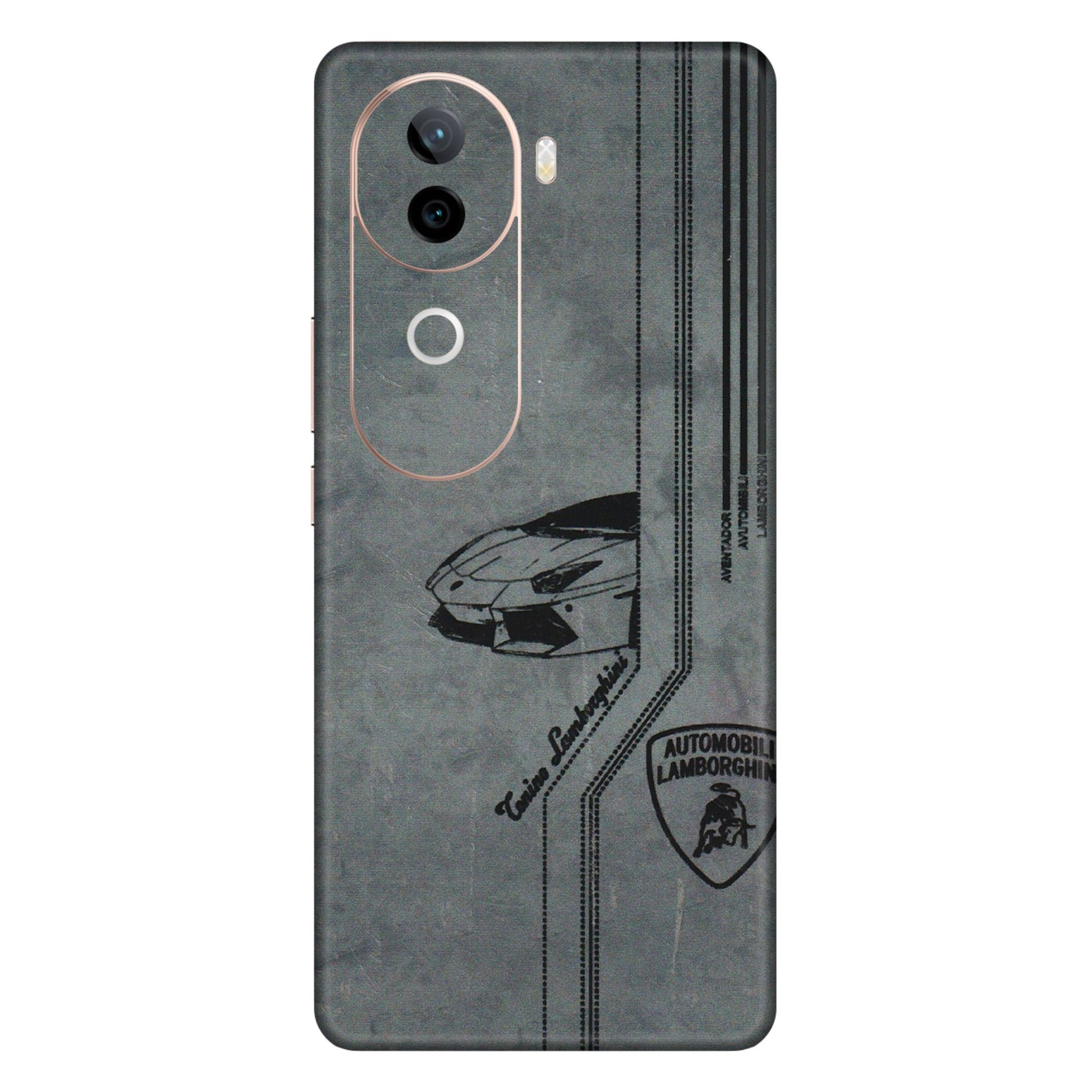 VIVO Z/V/X/T/U/S Series Phone Skins (All Models) - New Lamborgini Aventador - 3D Embossed Finish (L-321) Vivo V40E (5G)