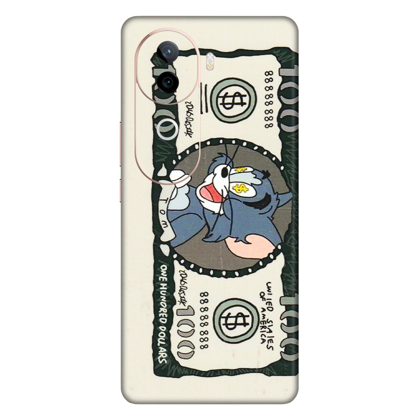 VIVO Z/V/X/T/U/S Series Phone Skins (All Models) - Tom Hundred Dollar - 3D Embossed Finish (L-324) Vivo V40E (5G)