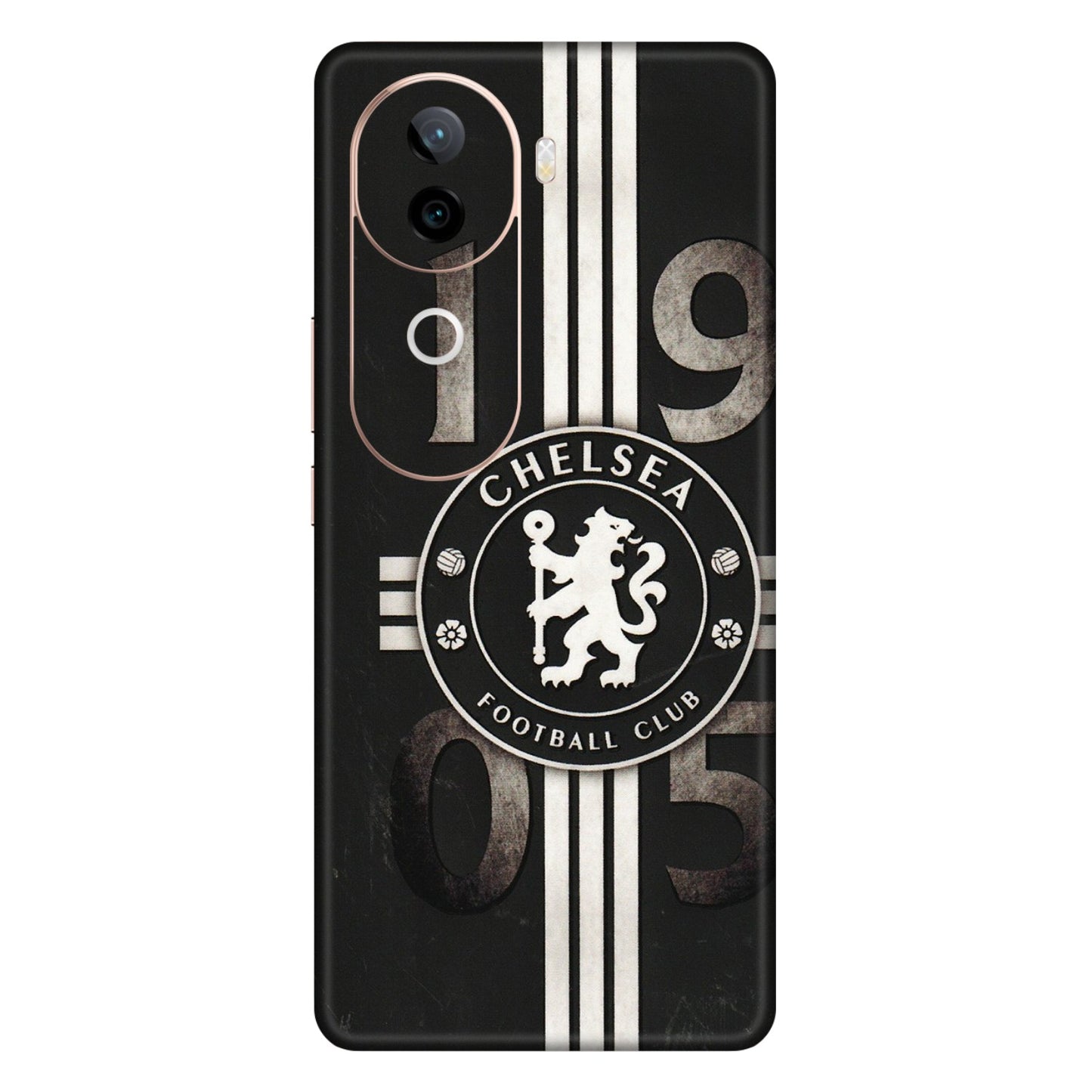 VIVO Z/V/X/T/U/S Series Phone Skins (All Models) - Chelsea Fan Club - 3D Embossed Finish (L-36) Vivo V40E (5G)