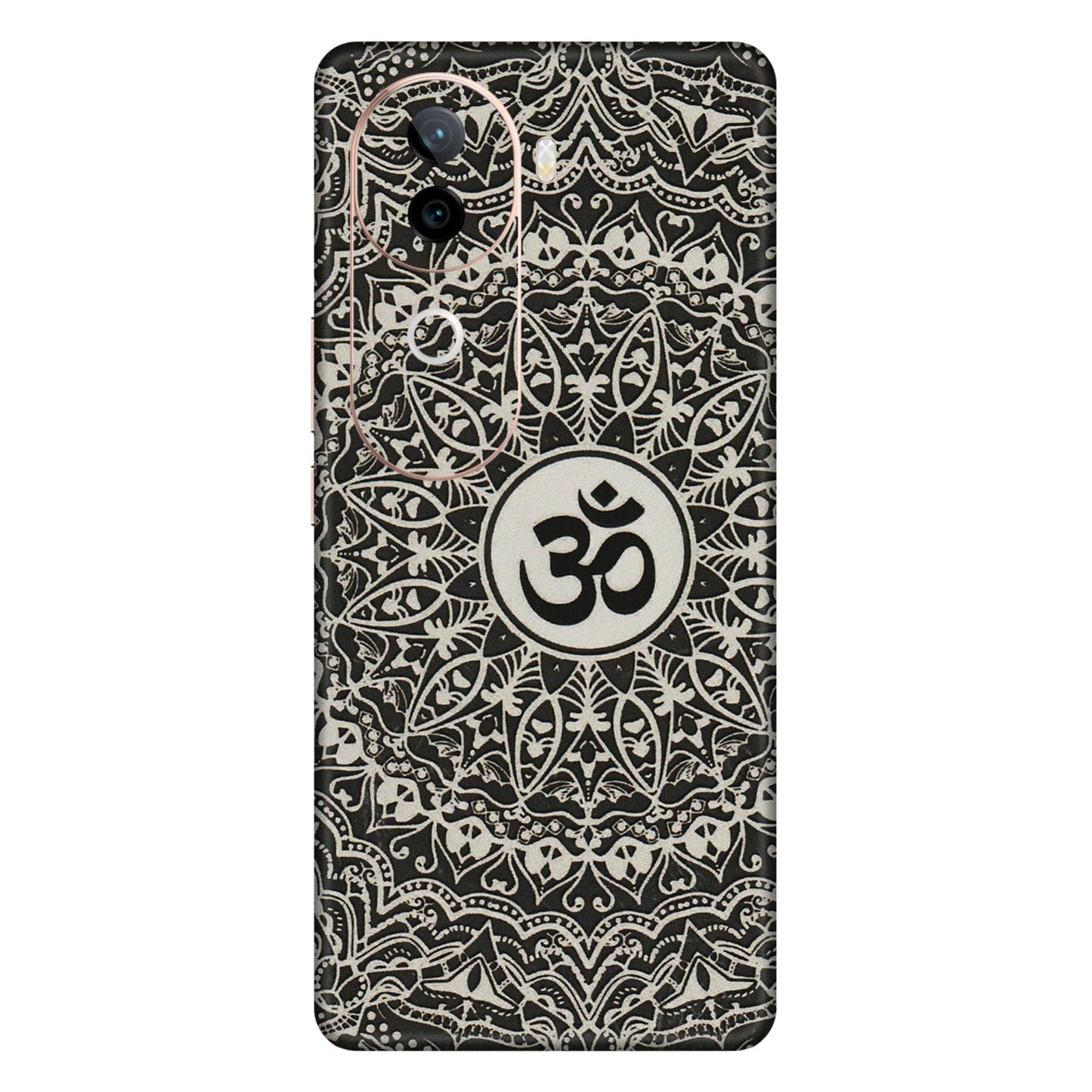 VIVO Z/V/X/T/U/S Series Phone Skins (All Models) - Aum Elegant Mandala - 3D Embossed Finish (L-62) Vivo V40E (5G)
