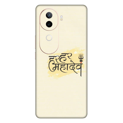 VIVO Z/V/X/T/U/S Series Phone Skins (All Models) - Har Har Mahadev - Matte Finish (M-10) Vivo V40E (5G)