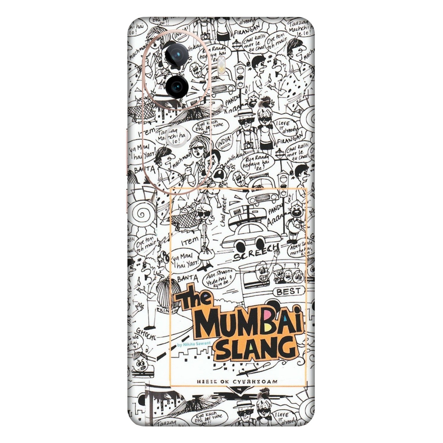 VIVO Z/V/X/T/U/S Series Phone Skins (All Models) - The Mumbai Slang - Matte Finish (M-142) Vivo V40E (5G)