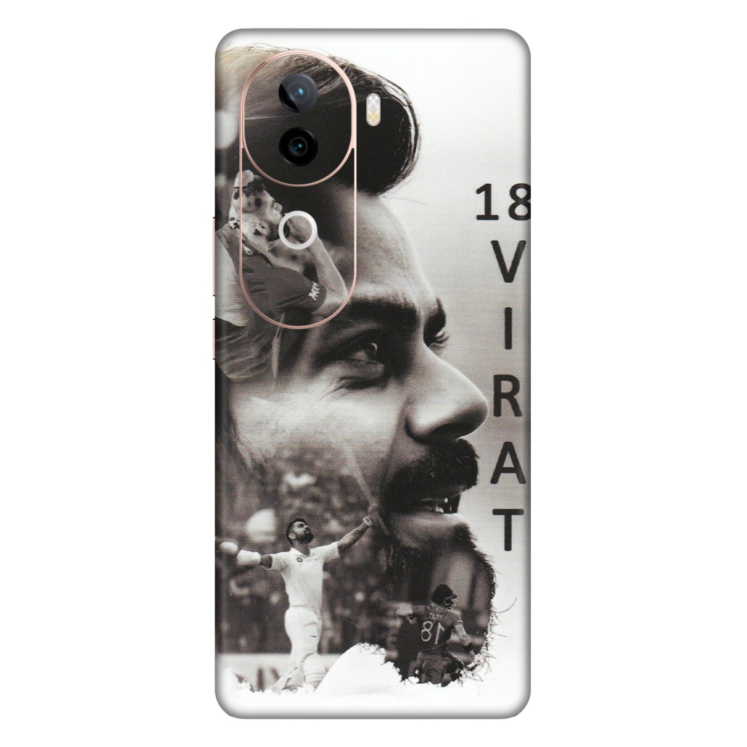 VIVO Z/V/X/T/U/S Series Phone Skins (All Models) - Virat Kohli Cricketer - Matte Finish (M-163) Vivo V40E (5G)