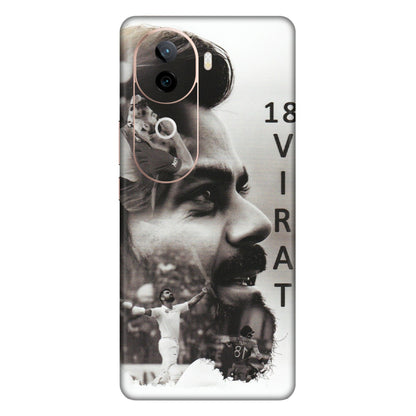 VIVO Z/V/X/T/U/S Series Phone Skins (All Models) - Virat Kohli Cricketer - Matte Finish (M-163) Vivo V40E (5G)