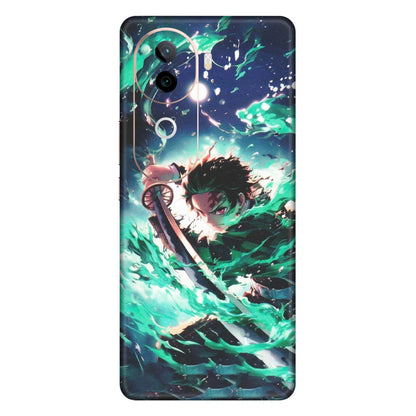 VIVO Z/V/X/T/U/S Series Phone Skins (All Models) - Sword Fighter Anime - Matte Finish (M-29) Vivo V40E (5G)