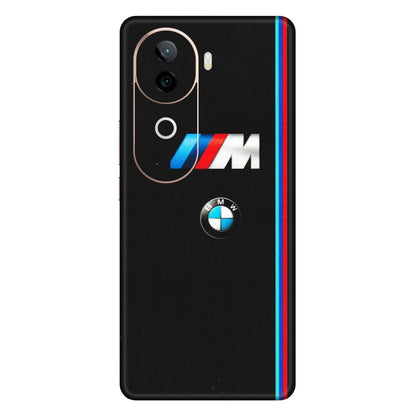 VIVO Z/V/X/T/U/S Series Phone Skins (All Models) - Styling With Black BMW - Matte Finish (M-74) Vivo V40E (5G)