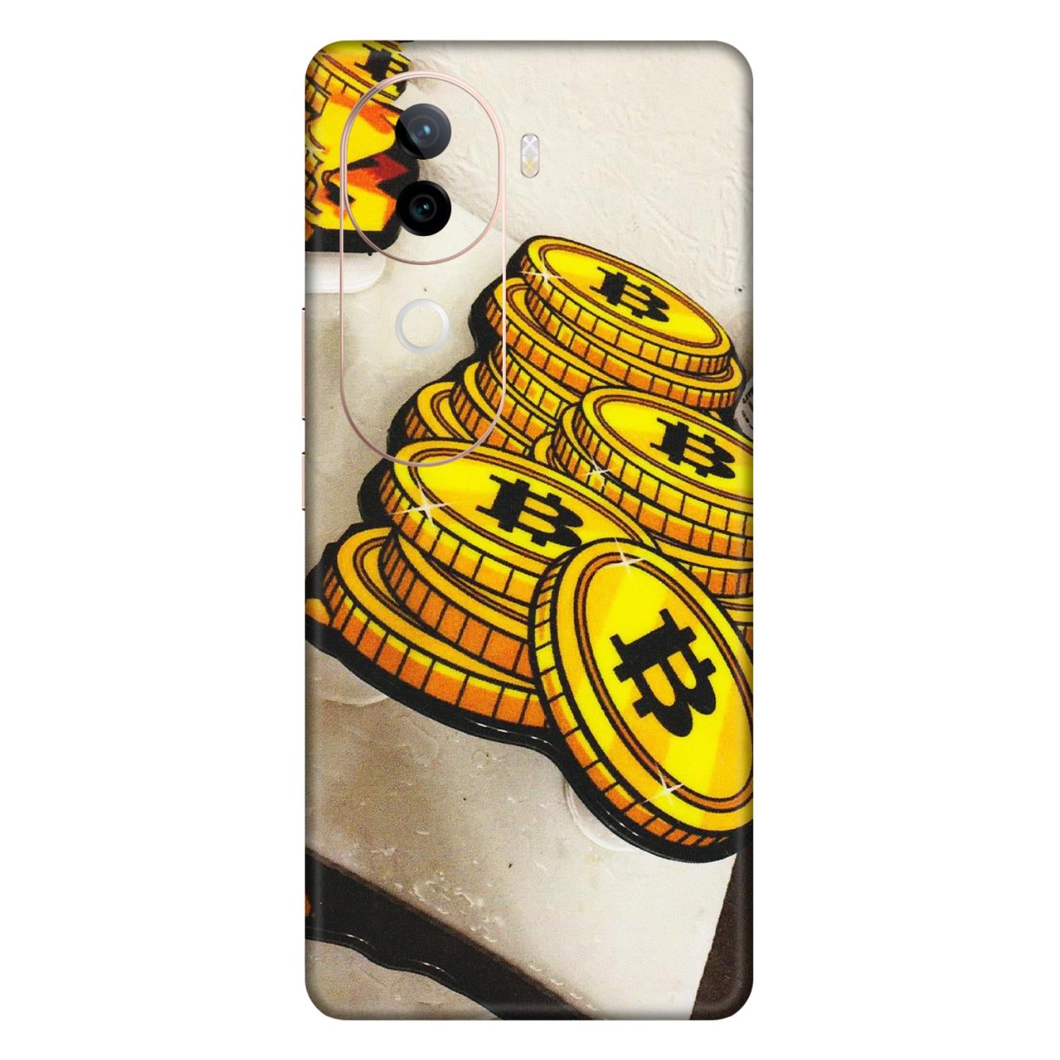 VIVO Z/V/X/T/U/S Series Phone Skins (All Models) - Billionaire Bitcoin Collection - Matte Finish (M-92) Vivo V40E (5G)
