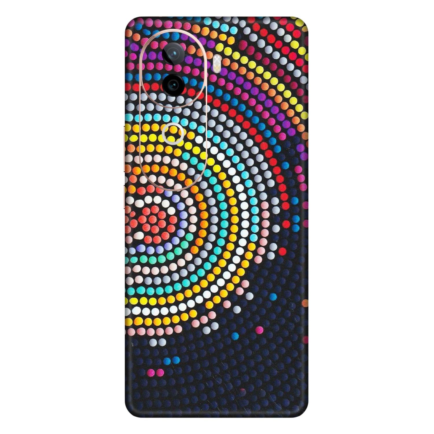 VIVO Z/V/X/T/U/S Series Phone Skins (All Models) - Rainbow Dot Mandala - Matte Finish (M-97) Vivo V40E (5G)