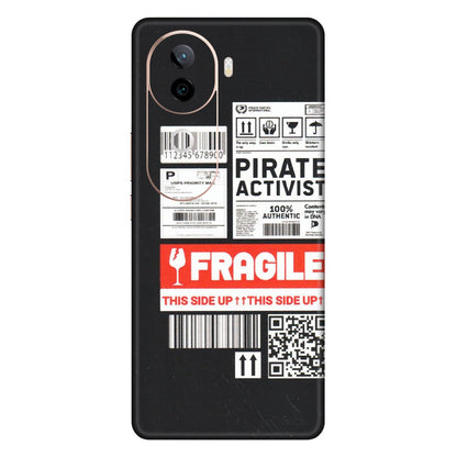 VIVO Z/V/X/T/U/S Series Phone Skins (All Models) - Handle With Care - Matte Finish (M-99) Vivo V40E (5G)