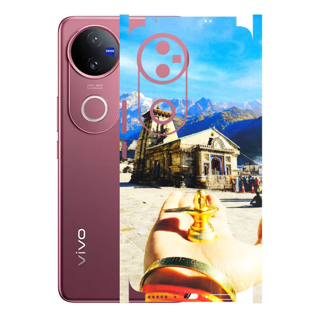 VIVO Z/V/X/T/U/S Series Phone Skins (All Models) - Beauty of Kedarnath - 3D Embossed Finish (L-108) Vivo V50 5G