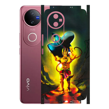 VIVO Z/V/X/T/U/S Series Phone Skins (All Models) - Hanuman Ji - 3D Embossed Finish (L-128) Vivo V50 5G