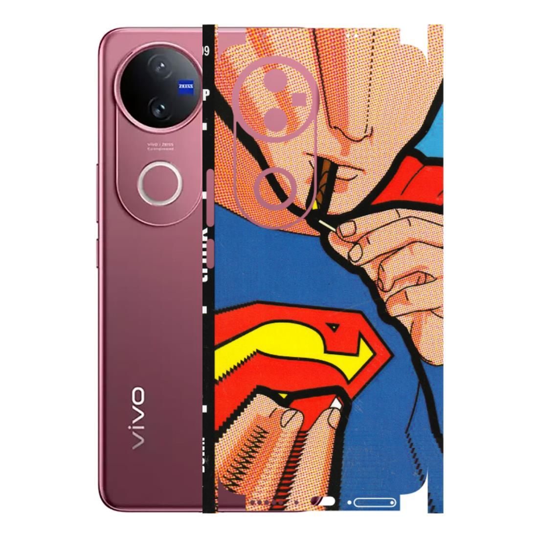 VIVO Z/V/X/T/U/S Series Phone Skins (All Models) - Superman Sutta - 3D Embossed Finish (L-130) Vivo V50 5G