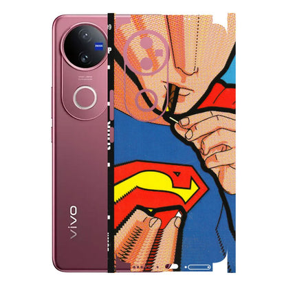 VIVO Z/V/X/T/U/S Series Phone Skins (All Models) - Superman Sutta - 3D Embossed Finish (L-130) Vivo V50 5G