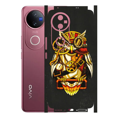 VIVO Z/V/X/T/U/S Series Phone Skins (All Models) - Classy Smart Owl - 3D Embossed Finish (L-144) Vivo V50 5G