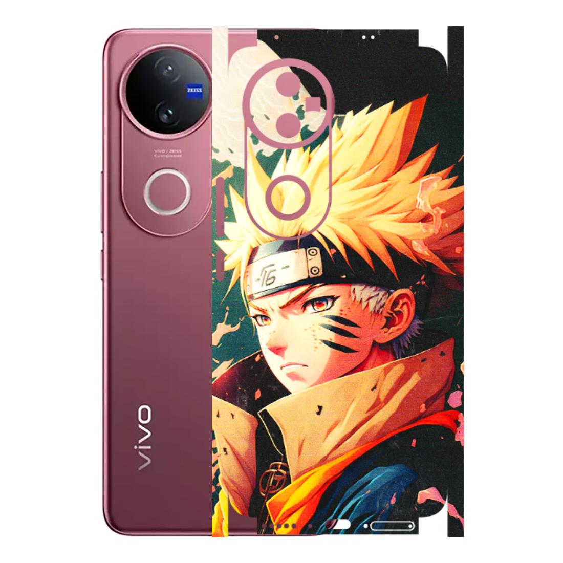 VIVO Z/V/X/T/U/S Series Phone Skins (All Models) - New Naruto - 3D Embossed Finish (L-148) Vivo V50 5G