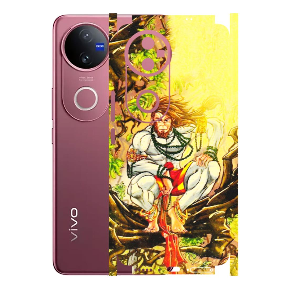 VIVO Z/V/X/T/U/S Series Phone Skins (All Models) - Lord Hanuman - 3D Embossed Finish (L-152) Vivo V50 5G