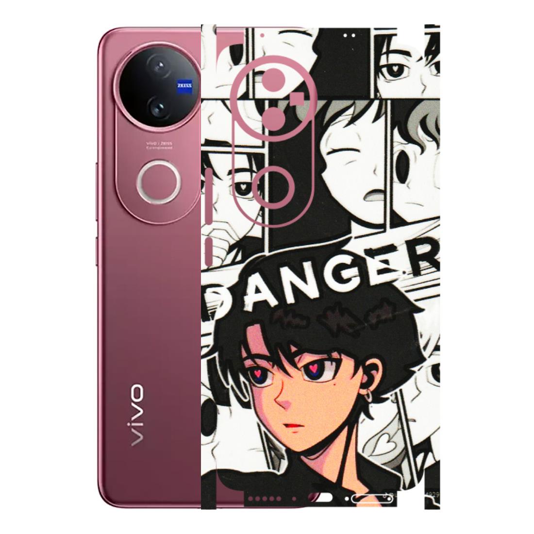VIVO Z/V/X/T/U/S Series Phone Skins (All Models) - Danger Anime - 3D Embossed Finish (L-155) Vivo V50 5G