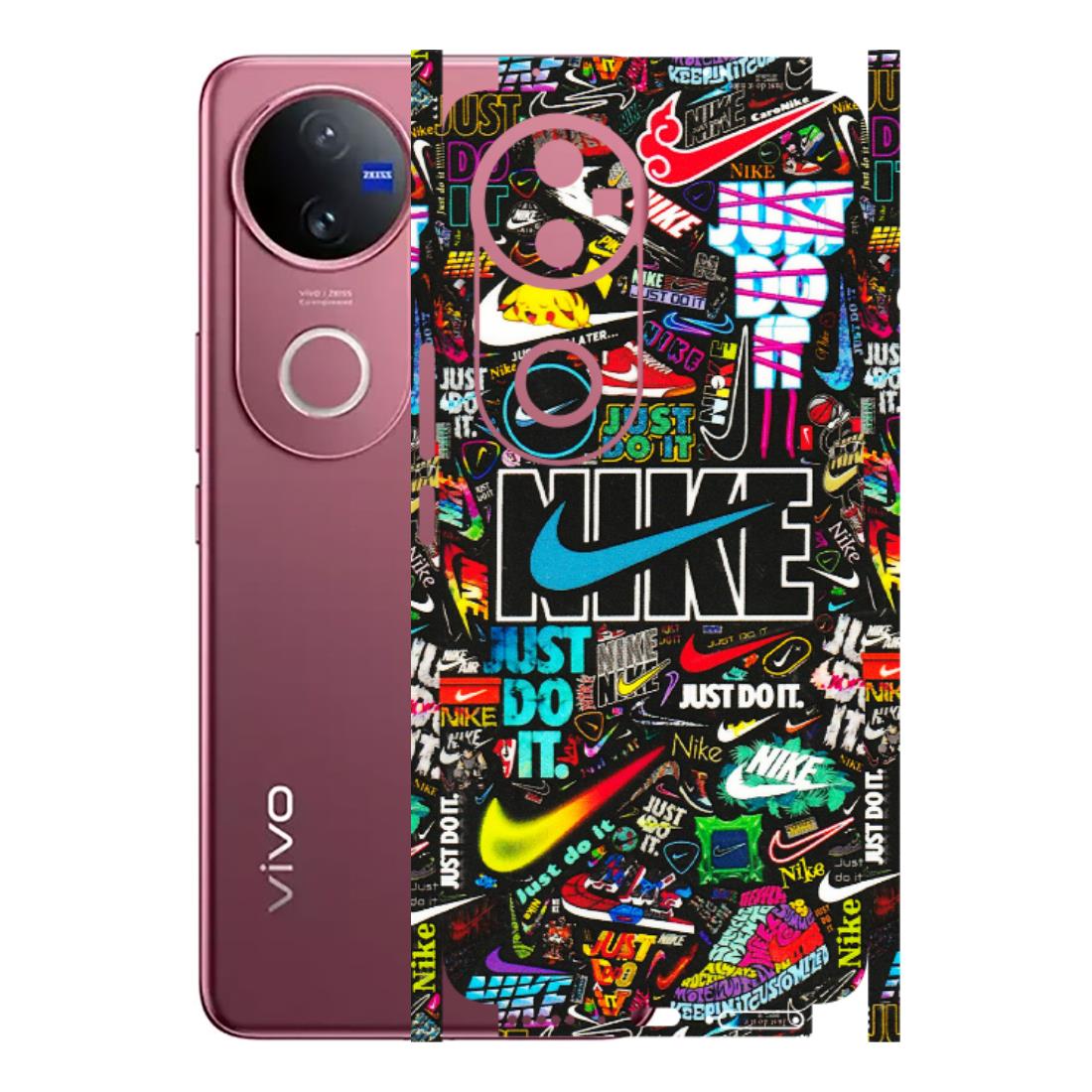VIVO Z/V/X/T/U/S Series Phone Skins (All Models) - Just Do It Doodles - 3D Embossed Finish (L-166) Vivo V50 5G