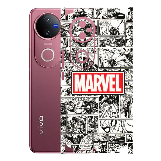 VIVO Z/V/X/T/U/S Series Phone Skins (All Models) - Marvel Comic - 3D Embossed Finish (L-171) Vivo V50 5G