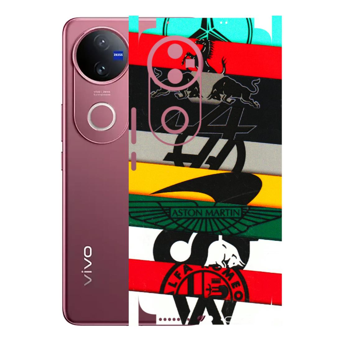 VIVO Z/V/X/T/U/S Series Phone Skins (All Models) - Multi Designer Brands - 3D Embossed Finish (L-187) Vivo V50 5G